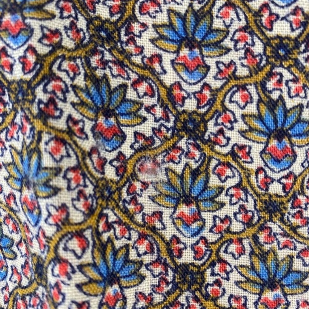 Vintage Oscar de la renta, Saks fifth avenue floral blouse and shorts set - Picture 6 of 8